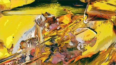 Renkli soyut resim arkaplanı. Modern motif görsel sanat. Yağ renkli yoğun bir karışım. Moda el boyama bezi. Moda poster kağıdı için tuval üzerindeki fırça darbelerini boya