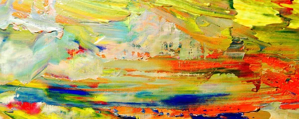Renkli soyut resim arkaplanı. Modern motif görsel sanat. Yağ renkli yoğun bir karışım. Moda el boyama bezi. Moda poster kağıdı için tuval üzerindeki fırça darbelerini boya