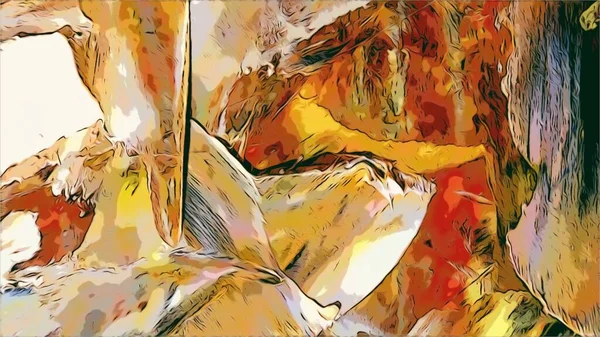 Renkli soyut resim arkaplanı. Modern motif görsel sanat. Yağ renkli yoğun bir karışım. Moda el boyama bezi. Moda poster kağıdı için tuval üzerindeki fırça darbelerini boya