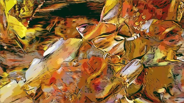 Renkli soyut resim arkaplanı. Modern motif görsel sanat. Yağ renkli yoğun bir karışım. Moda el boyama bezi. Moda poster kağıdı için tuval üzerindeki fırça darbelerini boya