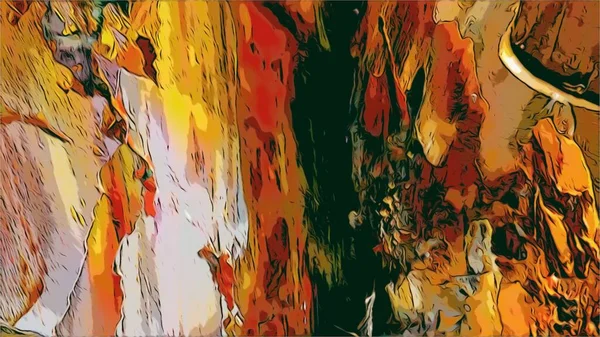 Renkli soyut resim arkaplanı. Modern motif görsel sanat. Yağ renkli yoğun bir karışım. Moda el boyama bezi. Moda poster kağıdı için tuval üzerindeki fırça darbelerini boya