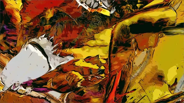 Renkli soyut resim arkaplanı. Modern motif görsel sanat. Yağ renkli yoğun bir karışım. Moda el boyama bezi. Moda poster kağıdı için tuval üzerindeki fırça darbelerini boya