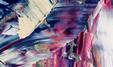Renkli soyut resim arkaplanı. Modern motif görsel sanat. Yağ renkli yoğun bir karışım. Moda el boyama bezi. Moda poster kağıdı için tuval üzerindeki fırça darbelerini boya