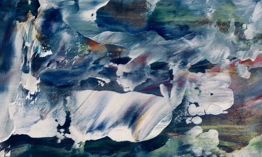 Renkli soyut resim arkaplanı. Modern motif görsel sanat. Yağ renkli yoğun bir karışım. Moda el boyama bezi. Moda poster kağıdı için tuval üzerindeki fırça darbelerini boya