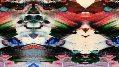 Renkli soyut resim arkaplanı. Modern motif görsel sanat. Yağ renkli yoğun bir karışım. Moda el boyama bezi. Moda poster kağıdı için tuval üzerindeki fırça darbelerini boya