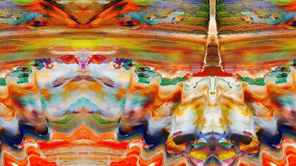 Красочный Абстрактный Фон Современный Мотив Визуального Искусства Интенсивная Многоцветная Смесь — стоковое фото