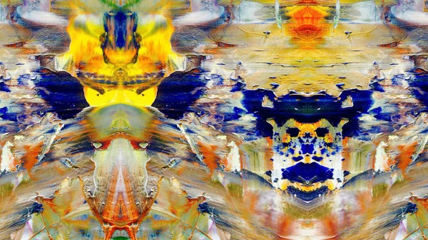 Fundal Pictură Abstractă Colorată Motivul Modern Artă Vizuală Amestec Intensiv — Fotografie, imagine de stoc