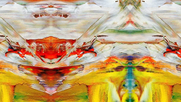 Kleurrijke Abstracte Schilderkunst Achtergrond Moderne Motief Beeldende Kunst Intensieve Multicolor — Stockfoto