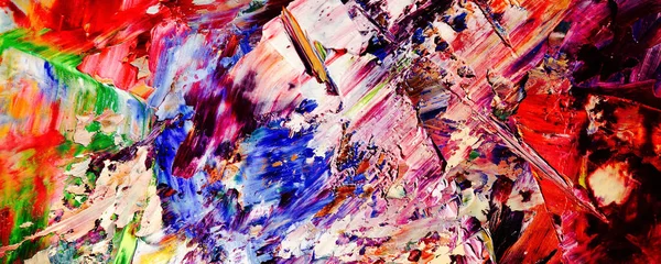 Colorido Fundo Pintura Abstrata Arte Visual Motivo Moderno Mistura Multicolorida — Fotografia de Stock