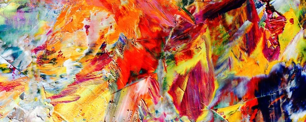 Fondo Pintura Abstracta Colorido Arte Visual Motivo Moderno Mezcla Multicolor —  Fotos de Stock
