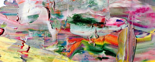 Warna Abstrak Latar Belakang Lukisan Modern Motif Seni Visual Intensive — Stok Foto