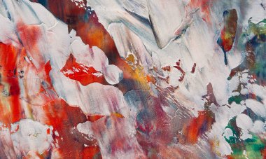 Renkli soyut resim arkaplanı. Modern motif görsel sanat. Yağ renkli yoğun bir karışım. Moda el boyama bezi. Moda poster kağıdı için tuval üzerindeki fırça darbelerini boya