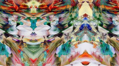 Renkli soyut resim arkaplanı. Modern motif görsel sanat. Yağ renkli yoğun bir karışım. Moda el boyama bezi. Moda poster kağıdı için tuval üzerindeki fırça darbelerini boya