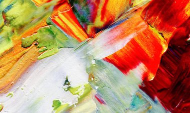Renkli soyut resim arkaplanı. Modern motif görsel sanat. Yağ renkli yoğun bir karışım. Moda el boyama bezi. Moda poster kağıdı için tuval üzerindeki fırça darbelerini boya