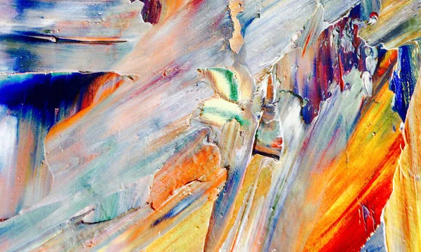 Renkli soyut resim arkaplanı. Modern motif görsel sanat. Yağ renkli yoğun bir karışım. Moda el boyama bezi. Moda poster kağıdı için tuval üzerindeki fırça darbelerini boya