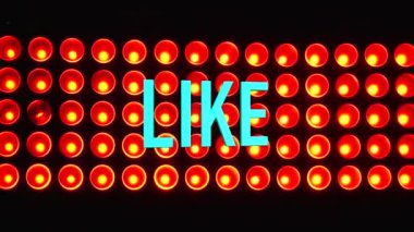 Kombinasyon, subrit mesajı gibi. Sahne ışığı arkaplanı 