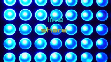 Shure, subscribe mesajı gibi. Sahne ışığı arkaplanı 