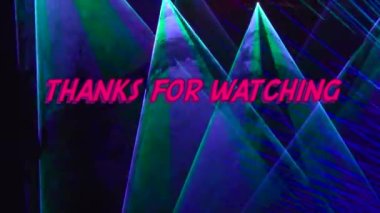 Mesajı izlediğin için teşekkürler. parlak ışık arkaplanı