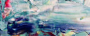 Renkli soyut arka plan duvar kağıdı. Modern motif görsel sanat. Yağlı boya karışımı. Moda el boyama bezi. Duvar dekorasyonu ve duvar resimleri fikri. Üç boyutlu doku. Sanat nesnesi