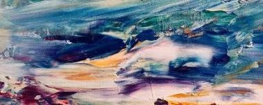 Renkli soyut arka plan duvar kağıdı. Modern motif görsel sanat. Yağlı boya karışımı. Moda el boyama bezi. Duvar dekorasyonu ve duvar resimleri fikri. Üç boyutlu doku. Sanat nesnesi