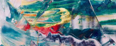 Renkli soyut arka plan duvar kağıdı. Modern motif görsel sanat. Yağlı boya karışımı. Moda el boyama bezi. Duvar dekorasyonu ve duvar resimleri fikri. Üç boyutlu doku. Sanat nesnesi