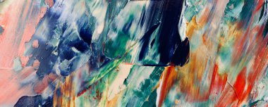 Renkli soyut arka plan duvar kağıdı. Modern motif görsel sanat. Yağlı boya karışımı. Moda el boyama bezi. Duvar dekorasyonu ve duvar resimleri fikri. Doku. Sanat nesnesi                               