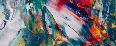 Renkli soyut arka plan duvar kağıdı. Modern motif görsel sanat. Yağlı boya karışımı. Moda el boyama bezi. Duvar dekorasyonu ve duvar resimleri fikri. Doku. Sanat nesnesi                               