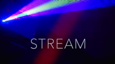 Stres mesajı. parlak ışık arkaplanı