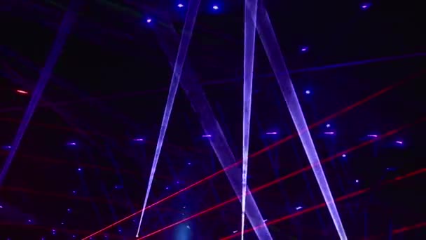 Soyut Neon Işık Arkaplanı Duvar Kağıdı — Stok video