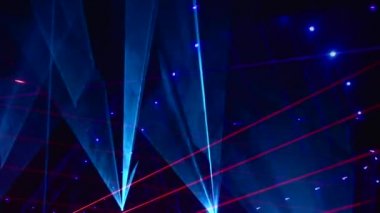 Kusursuz döngü videosu. Soyut neon ışık arkaplanı