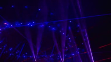 Kusursuz döngü videosu. Soyut neon ışık arkaplanı