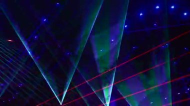 Kusursuz döngü videosu. Soyut neon ışık arkaplanı