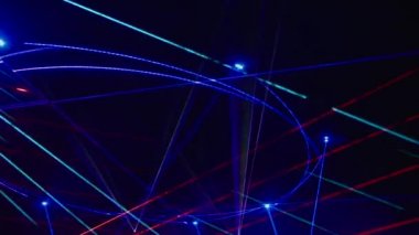 Soyut neon ışık arkaplanı. Duvar Kağıdı