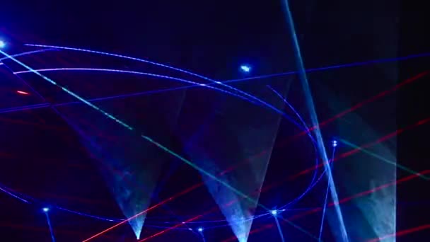 Abstrakter Neonlicht Hintergrund Tapete — Stockvideo