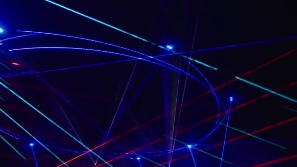 Abstract Neon Licht Achtergrond Behang — Stockvideo