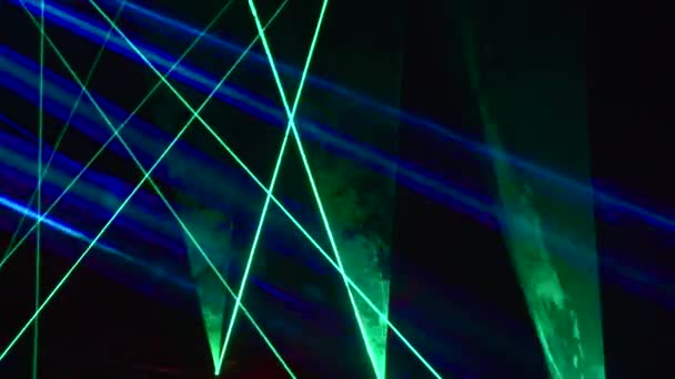 Soyut Neon Işıklı Arka Plan Duvar Kağıdı Sahne Işığı — Stok video