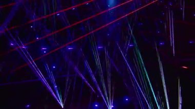 Soyut neon ışıklı arka plan. Duvar kağıdı. Sahne ışığı 