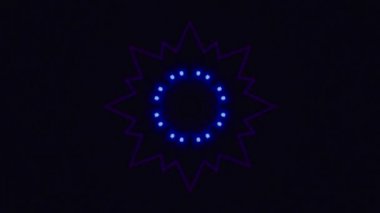 Soyut renk sanat ışığı arka planı. Neon yanıp sönüyor. Canlı duvar kağıdı. Sahne ışığı. 