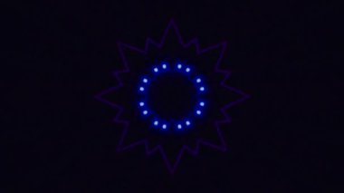 Soyut renk sanat ışığı arka planı. Neon yanıp sönüyor. Canlı duvar kağıdı. Sahne ışığı. 