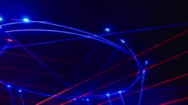 Soyut renk sanat ışığı arka planı. Neon yanıp sönüyor. Canlı duvar kağıdı. Sahne ışığı.