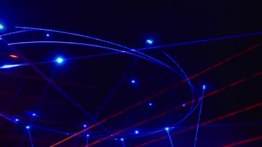 Soyut renk sanat ışığı arka planı. Neon yanıp sönüyor. Canlı duvar kağıdı. Sahne ışığı.