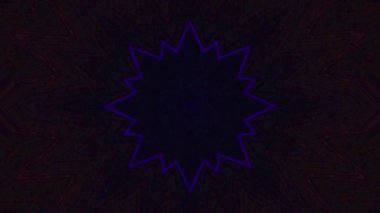 Kusursuz döngü videosu. Soyut sanat neon ışığı arkaplanı