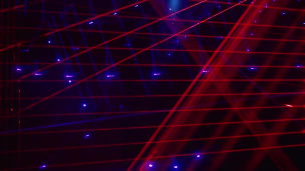 Astratto Colore Arte Luce Sfondo Lampeggiante Neon Live Wallpaper Stage — Video Stock
