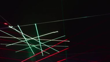 Kusursuz döngü videosu. Soyut sanat neon ışığı arka planı. Duvar Kağıdı