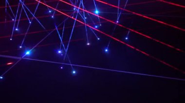 Kusursuz döngü videosu. Soyut sanat neon ışığı arka planı. Duvar Kağıdı