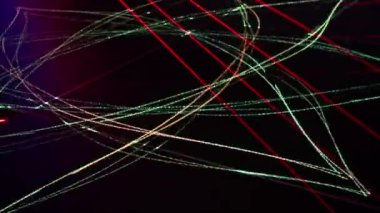 Kusursuz döngü videosu. Soyut sanat neon ışığı arka planı. Duvar Kağıdı