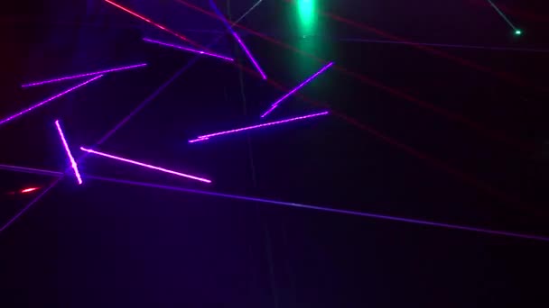 Naadloze Lus Video Abstract Kunst Neon Licht Achtergrond Behang — Stockvideo