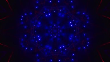 Kusursuz döngü videosu. Soyut sanat neon ışığı arka planı. Duvar Kağıdı