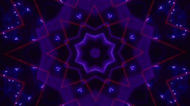 Kusursuz döngü videosu. Soyut sanat neon ışığı arka planı. Duvar Kağıdı
