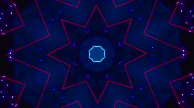 Kusursuz döngü videosu. Soyut sanat neon ışığı arka planı. Duvar Kağıdı